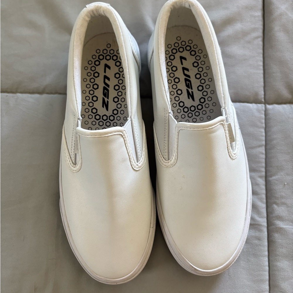 Lugz Classic White Slip-On Shoes